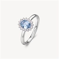 Anello Brosway Donna FANCY CLOUD LIGHT BLUE in Argento Topazio FCL74C - FCL74C